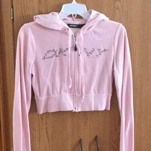 DKNY cropped hoodie. Size Medium